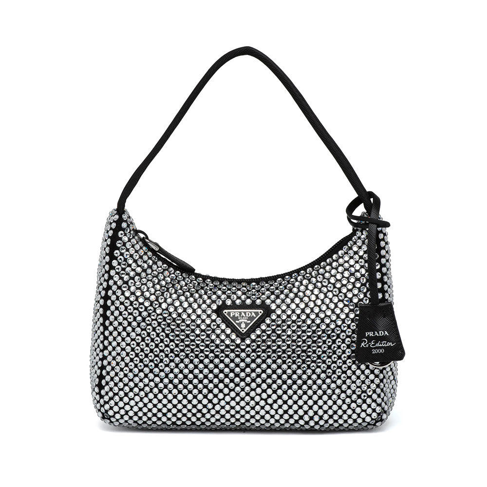 prada rhinestone bag