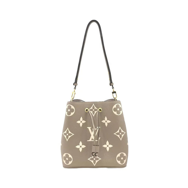 Louis Vuitton NeoNoe Handbag Embroidered Bicolor Monogram Empreinte Giant  MM