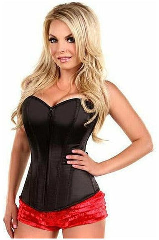 Navy Blue Satin Corset Romper LV-403 – Bravo Bra Boutique