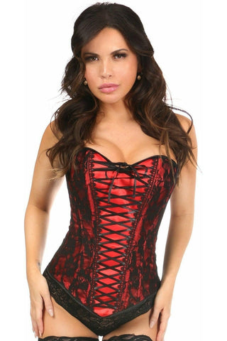 Black Lace-Up Corset