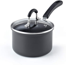 Cook N Home Saucepan Sauce Pot with Lid 1 Quart Stainless Steel , Stay