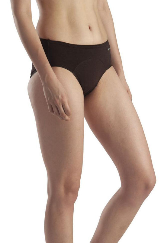 Lavos Performance - No Stain Period Panty - Brown - S – OoWomaniya