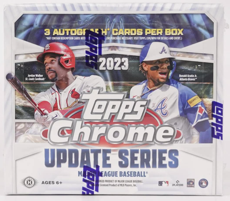 2023 Topps Chrome Update Series Baseball Jumbo Box