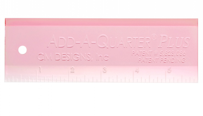 Add-A-Quarter Ruler 12 Pink