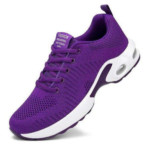 purple gym shoes