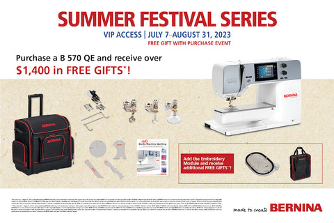 BERNINA gifts with purchase