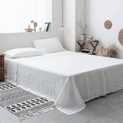 Organic Natural Linen Flat Sheet