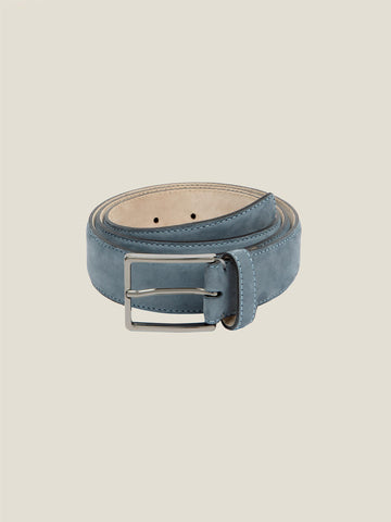 Tod's - T Timeless Reversible Belt in Leather, Blue, 90 - Belts