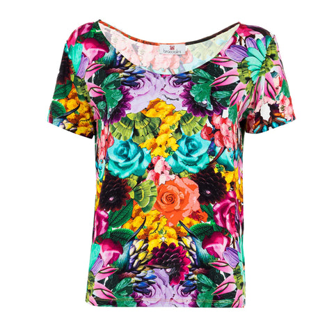 braccialini-t-shirt-manica-corta-da-donna-btop48-multicolore