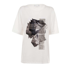 EMPORIO ARMANI | T-Shirt manica corta bianco Donna | 6X1T54-1JQ4Z