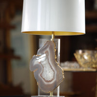 Load image into Gallery viewer, Glamazon Lamp With Thin Agate Smoke
