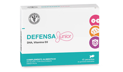 Defensa Junior - complemento alimenticio a base de omega 3 y vitamina D3