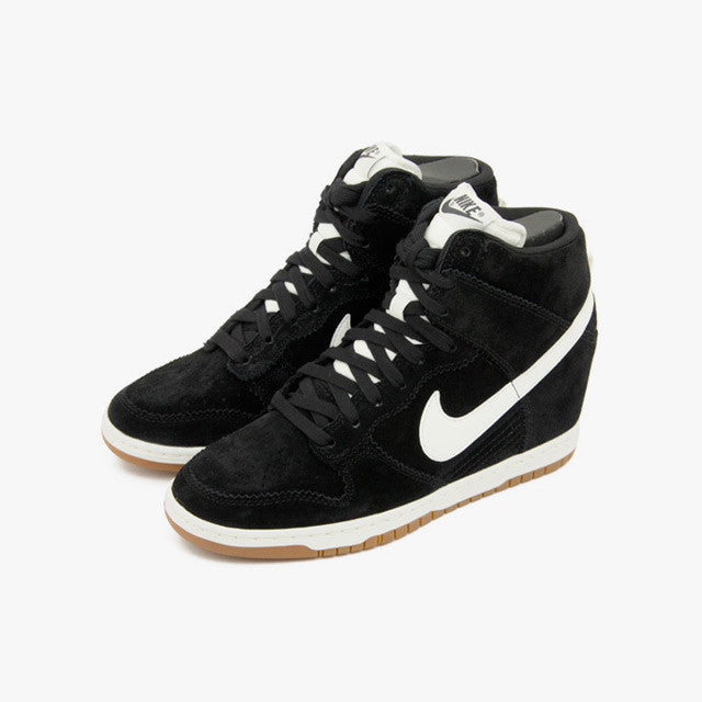 nike womens dunk sky high black