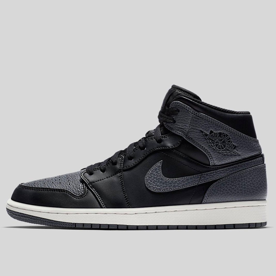 Nike AIR JORDAN 1 MID Black Dark Grey 