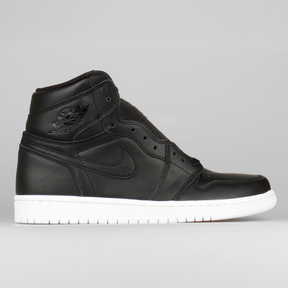 air jordan 1 all black leather