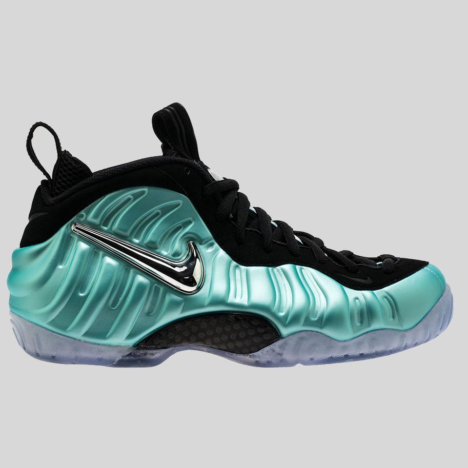 air foamposite pro island green