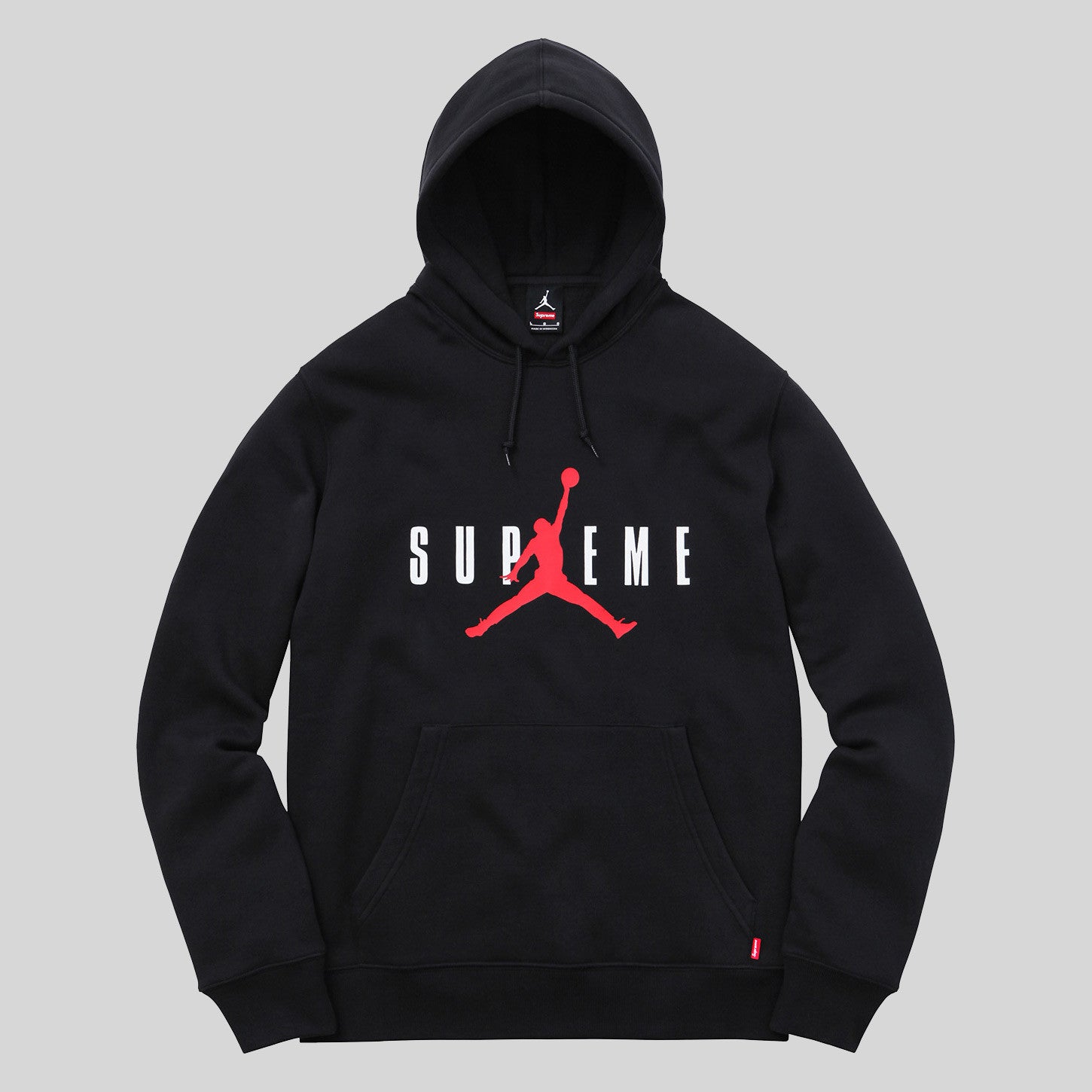 Supreme x Nike Jordan Hoodie Black 