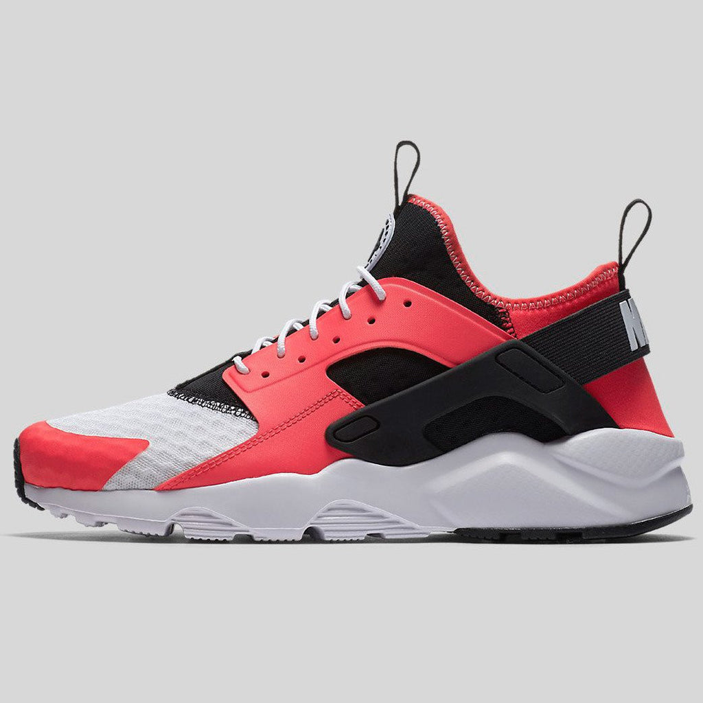 red black and white huaraches