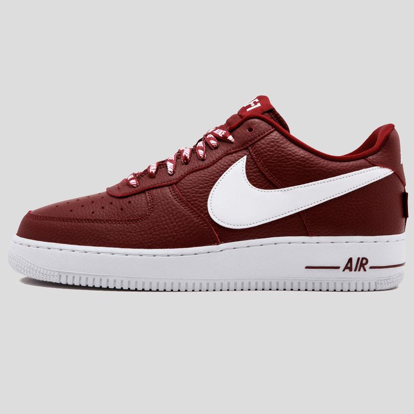 nike air force one team red