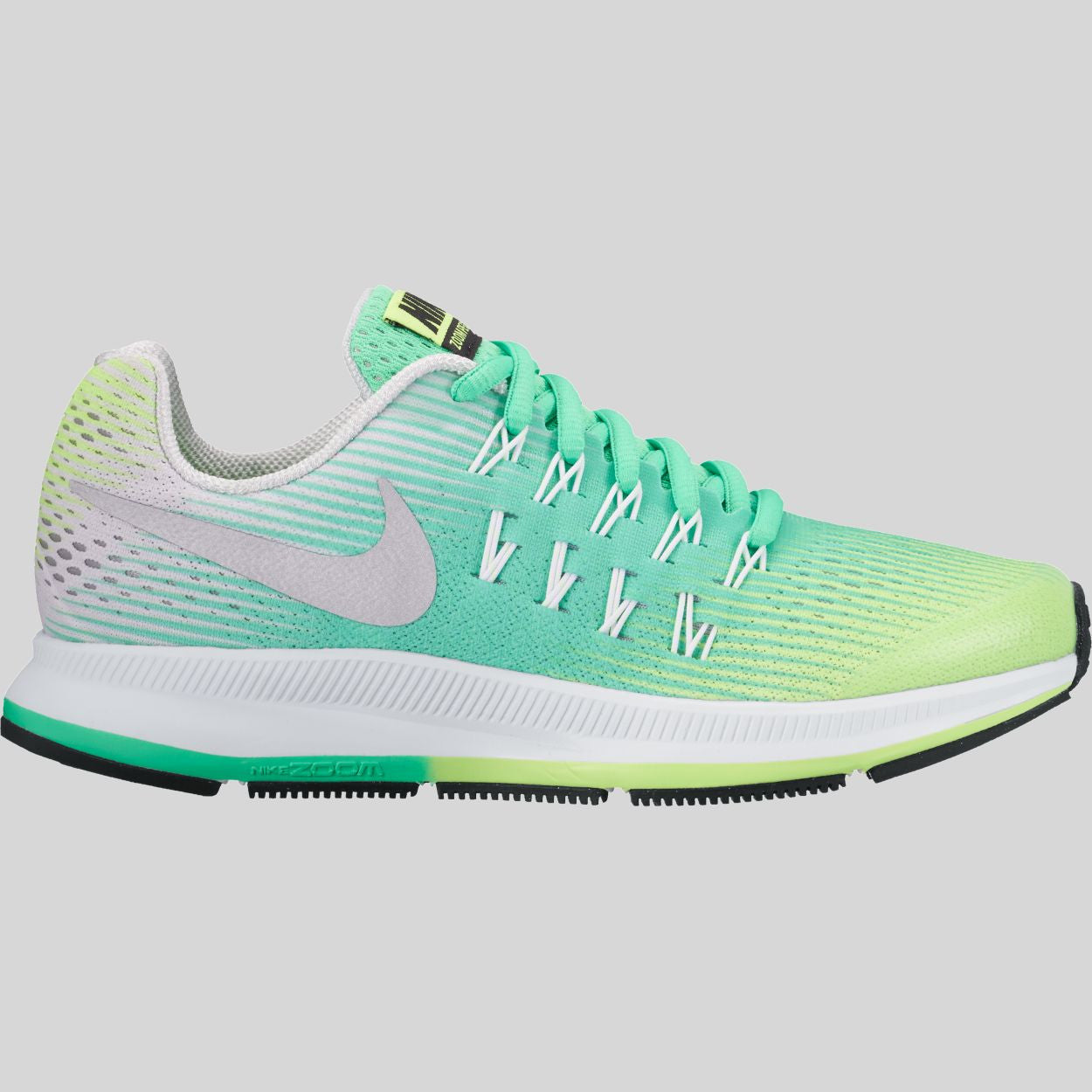 Nike Zoom Pegasus 33 (GS) Ghost Green Metallic Silver (834317-301) |  KIX-FILES