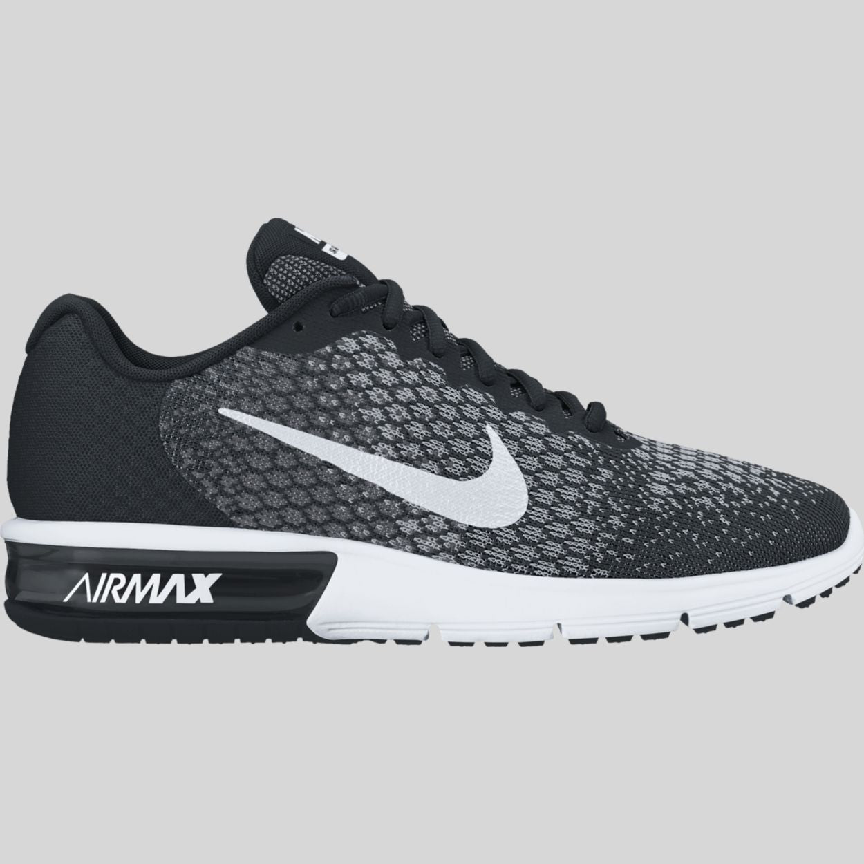 Nike Air Max Sequent 2 Black White Dark 