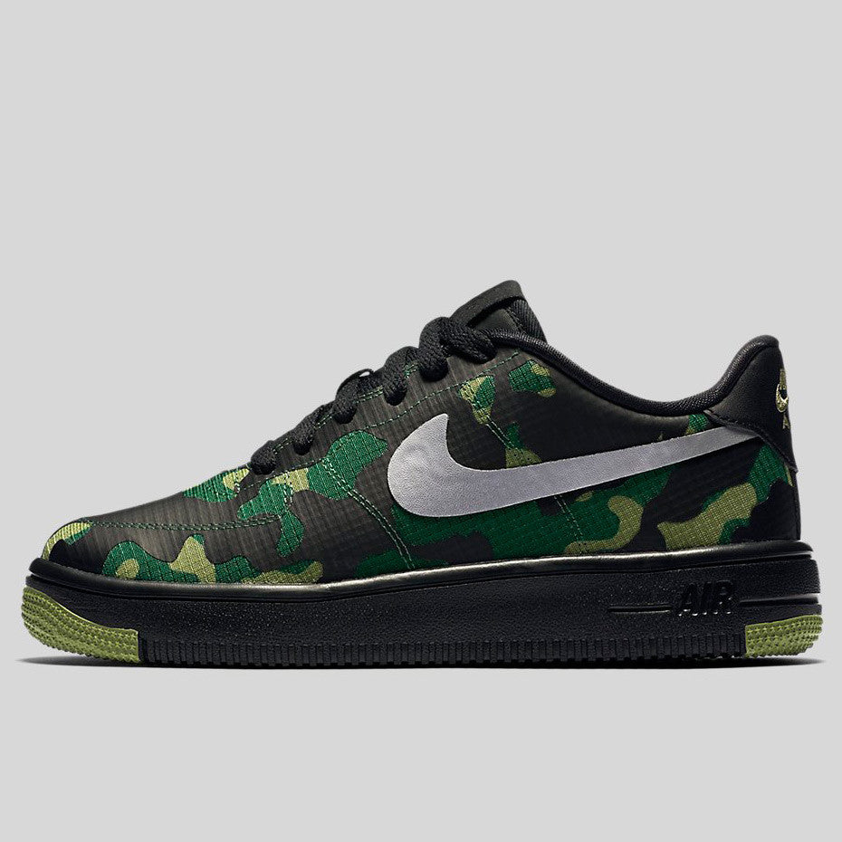 nike air force 1 palm green