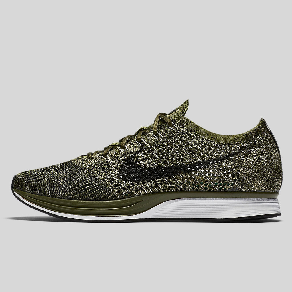 Nike Flyknit Racer Rouge Green (862713 