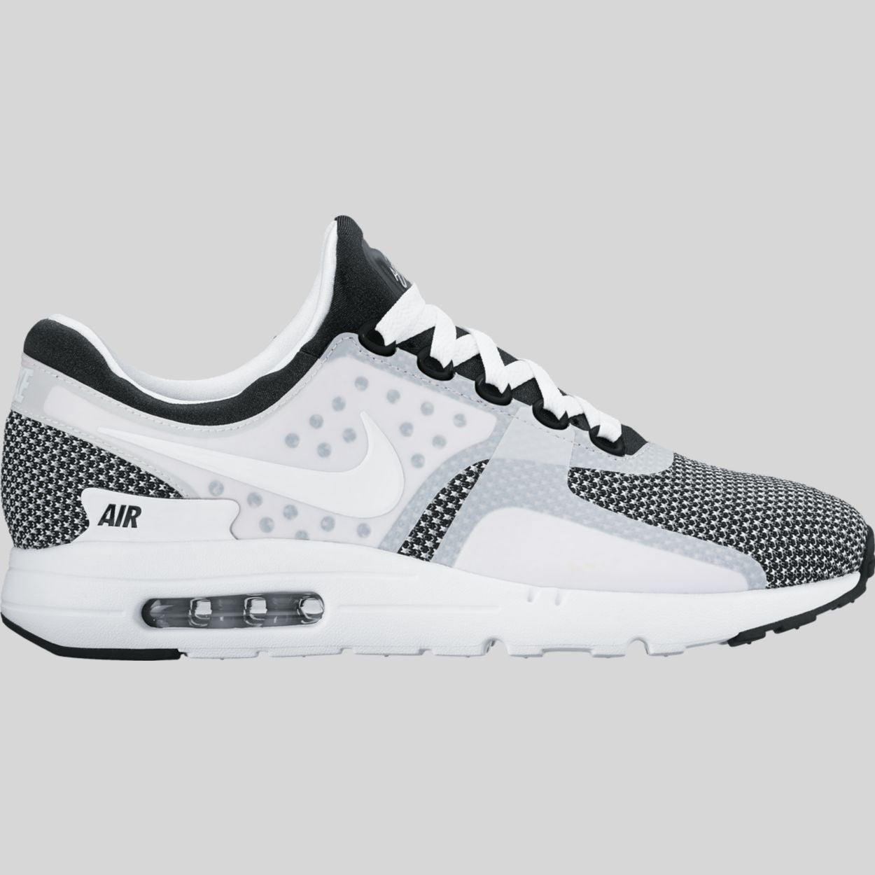 air max zero black white wolf grey