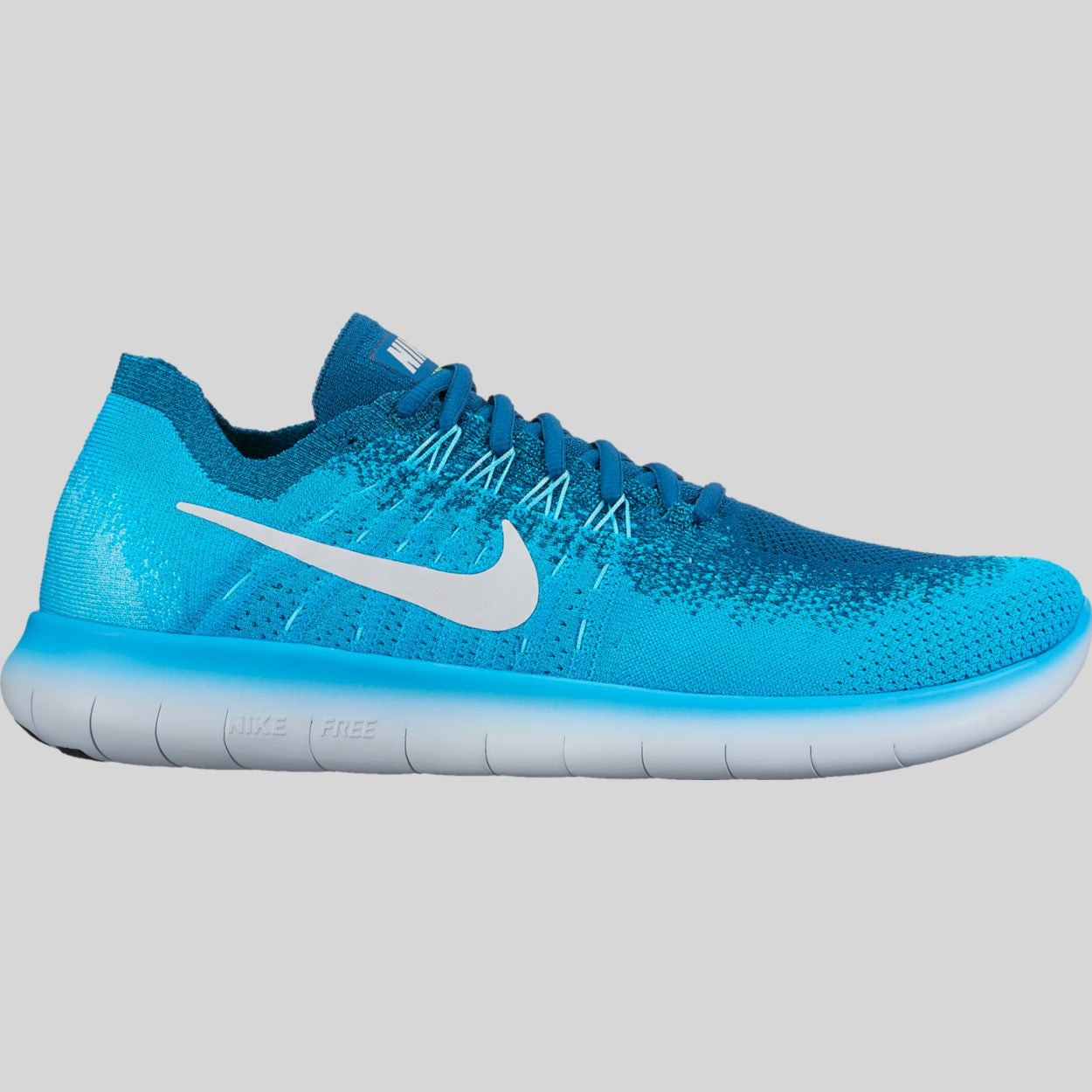 nike free flyknit blue