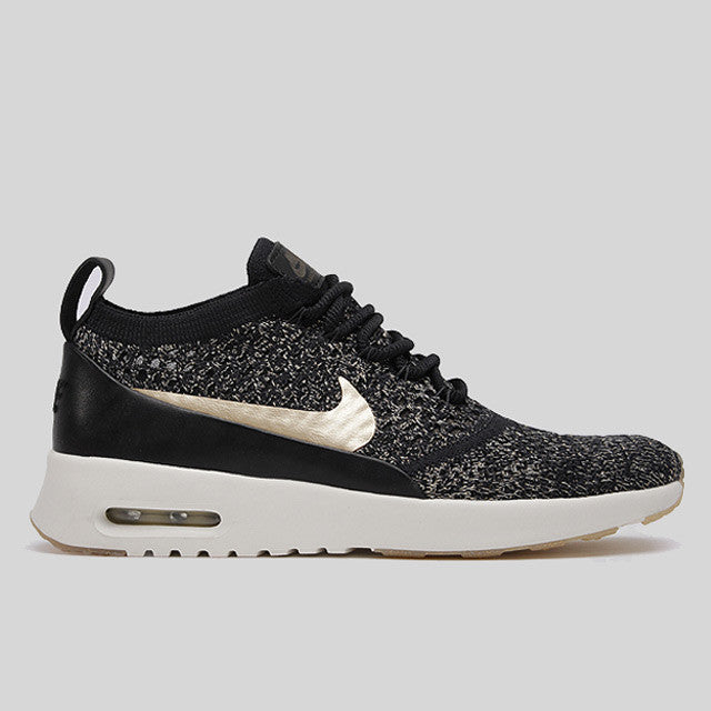 nike air max thea black and gold