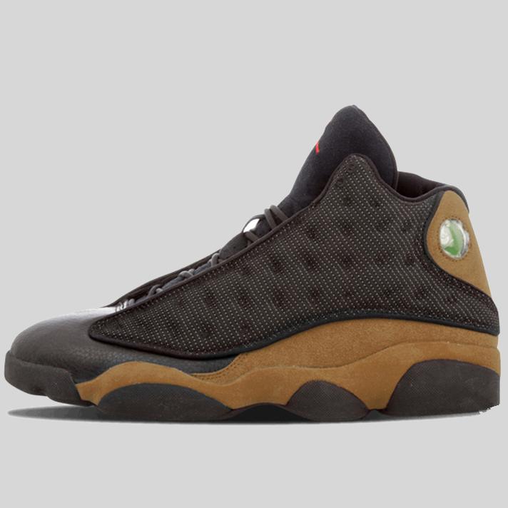 jordan 13 black and olive