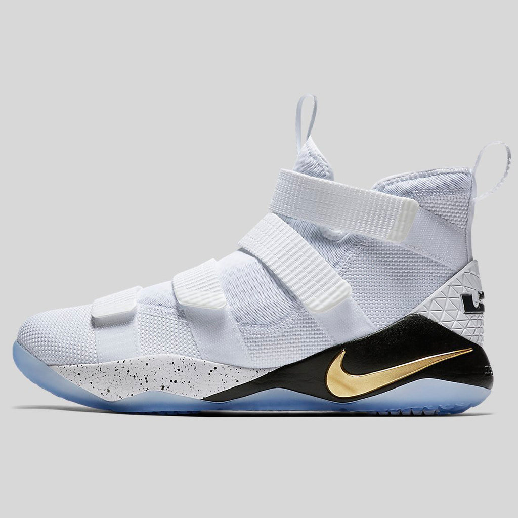 lebron soldier 11 gold and black