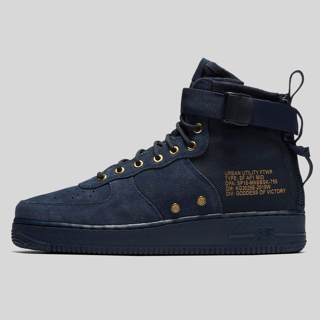 nike sf af1 mid obsidian