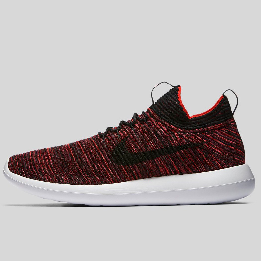 Nike ROSHE TWO FLYKNIT V2 Chile Red Black-Bordeaux-White 