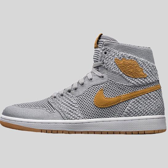 air jordan 1 retro high flyknit wolf grey