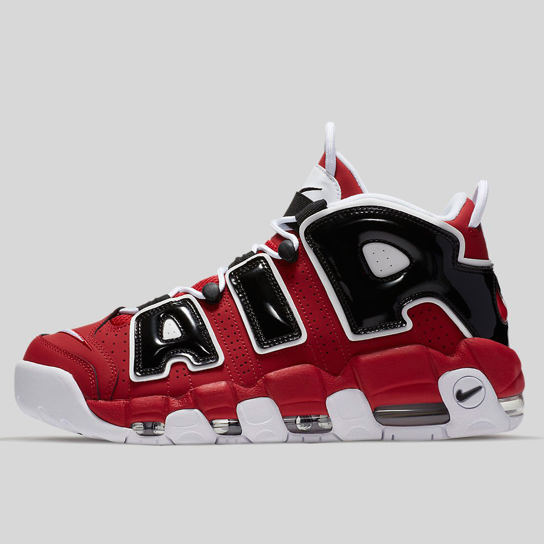 Nike Air More Uptempo 96 Red Black 