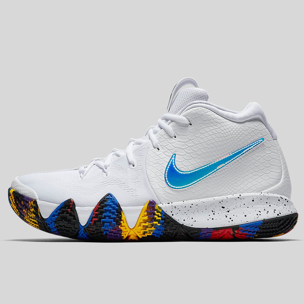 kyrie 4 white multicolor