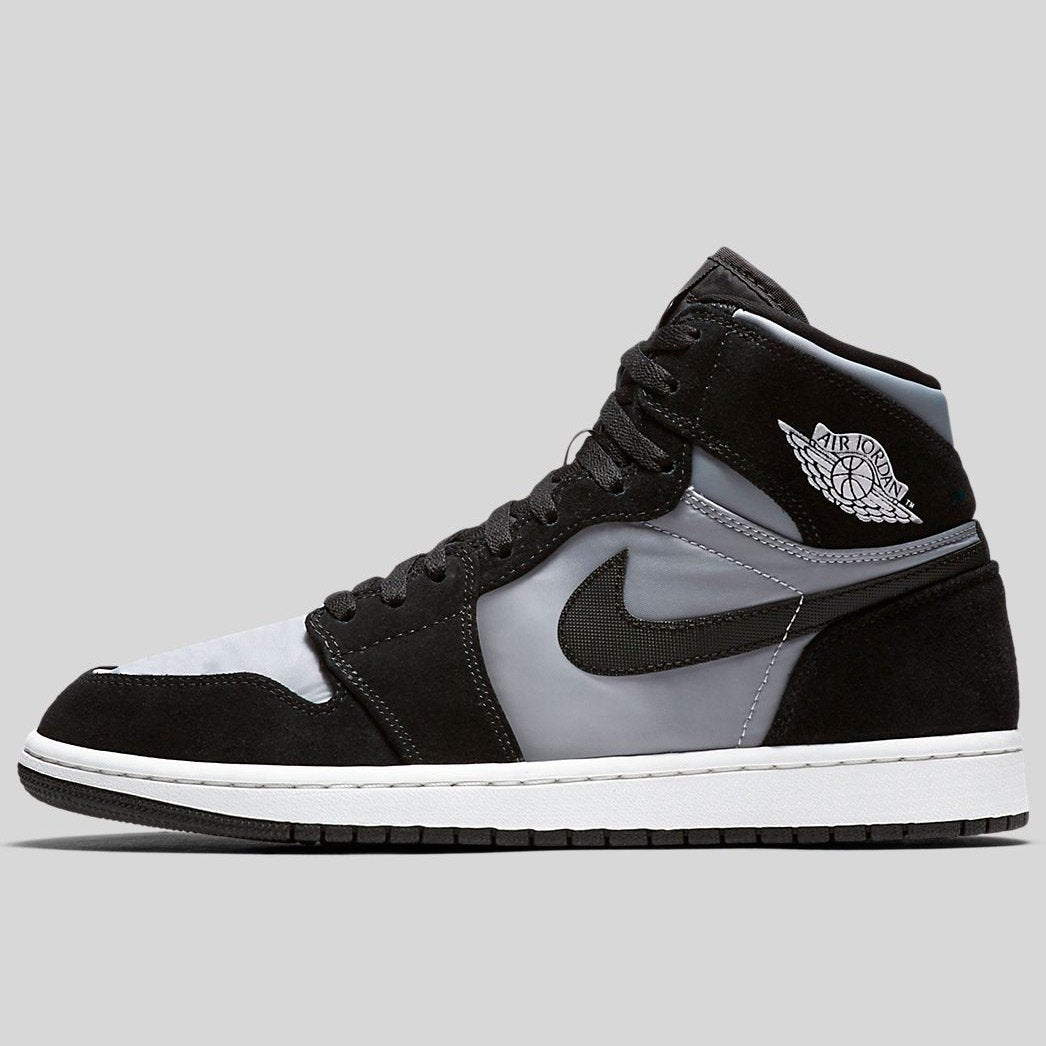 nike air jordan 1 grey and black