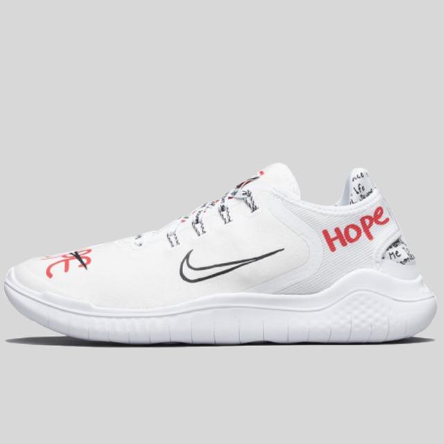 Nike FREE RN 2018 T-SHIRT White Speed 