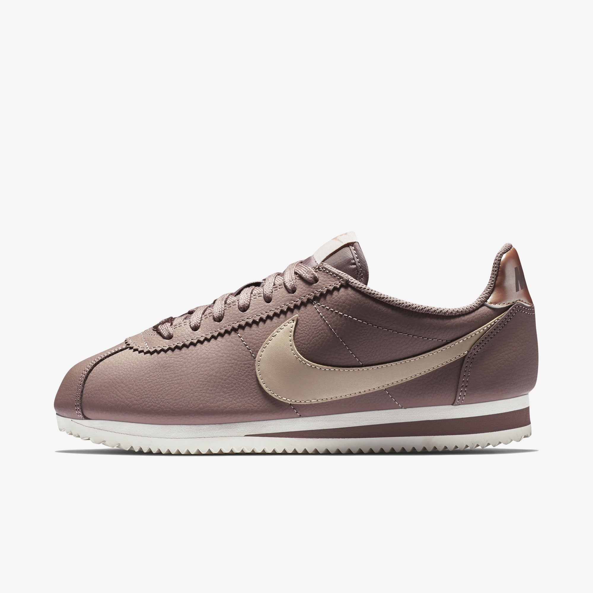 nike cortez beige leather