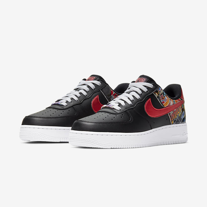 nike air force 1 07 le low red