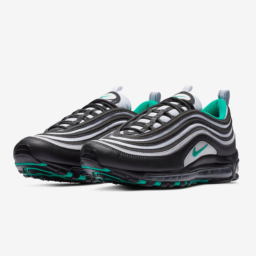 nike air max 97 black clear emerald