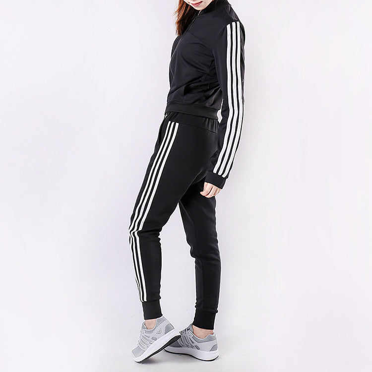 adidas essentials 3 stripes tapered pant