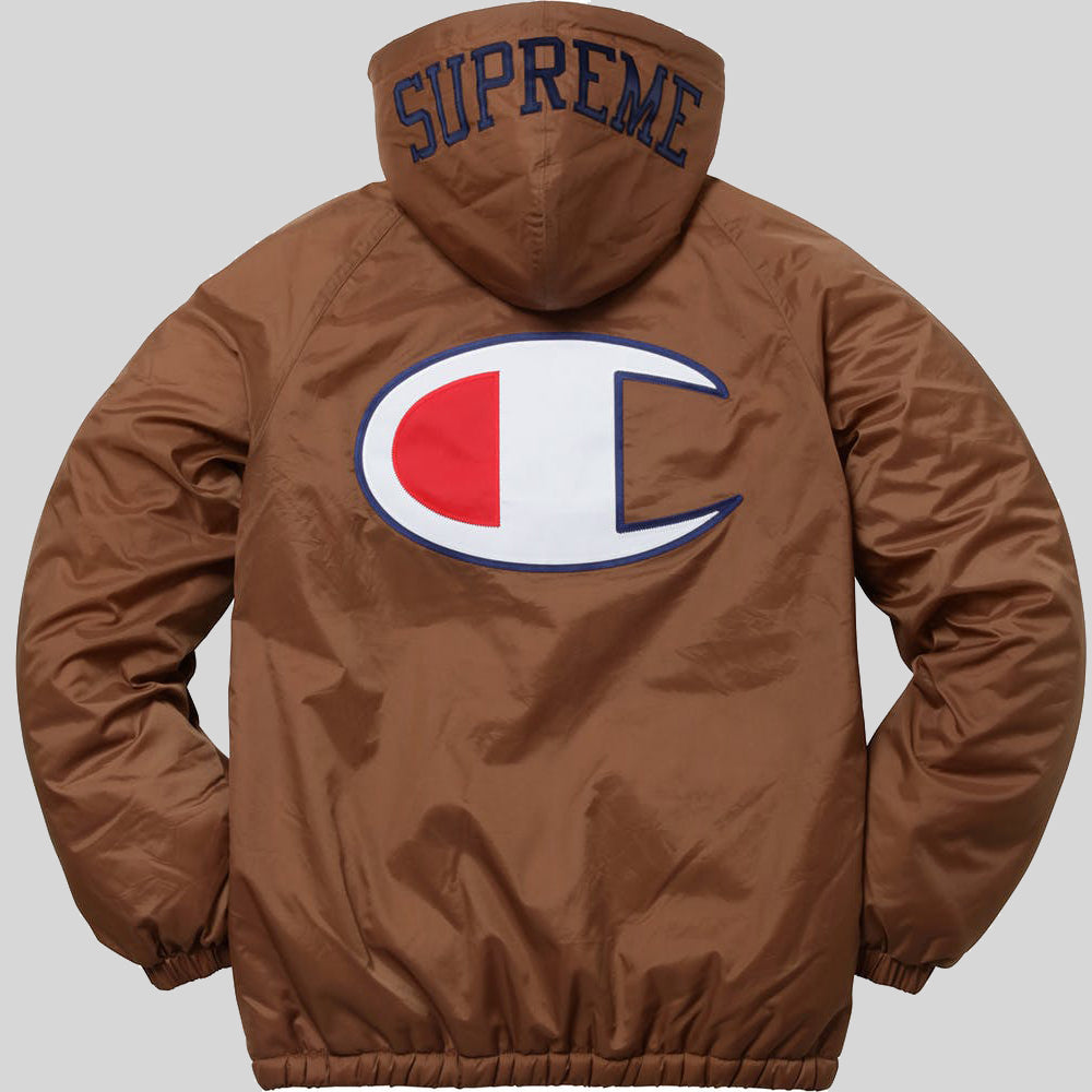 supreme champion sherpa lined hooded jacket