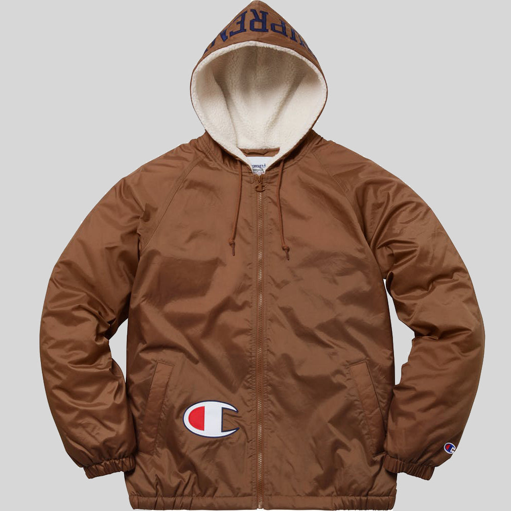 champion sherpa fleece jacket