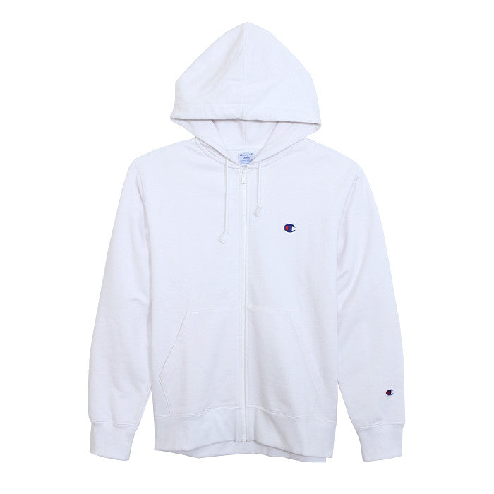 champion white zip up