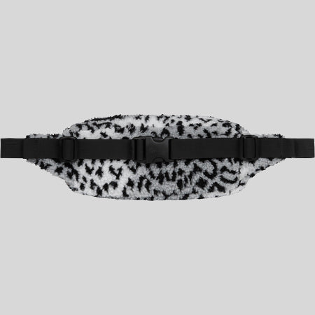 Supreme FW17 Leopard Fleece Waist Bag Black (supreme-leowaisbag-blk) | KIX-FILES