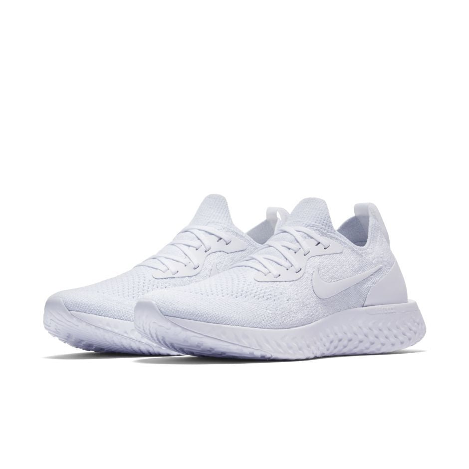 epic react flyknit true white