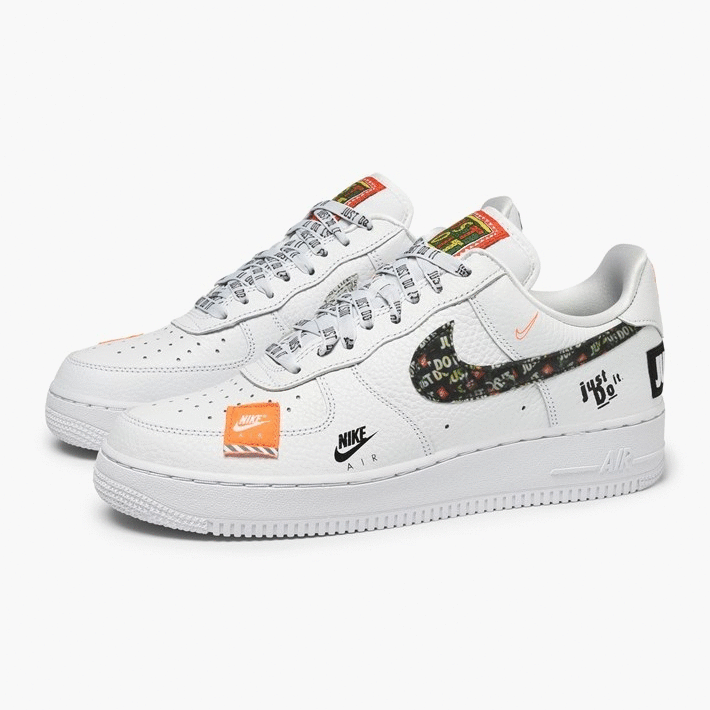 air force 1 prm just do it white