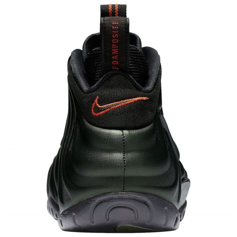 foamposite pro sequoia black team orange